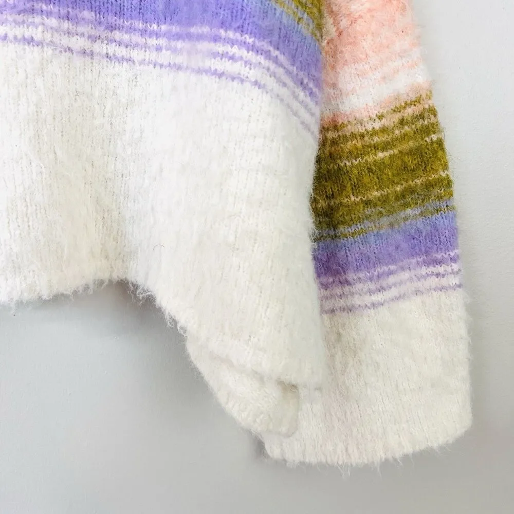 BDG Urban Outfitters Bailey Pink Brushed Knit Oversized Slouchy Y2K Sweater Med - Picture 5 of 9